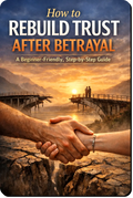 The Betrayal Recovery System guide showing a step-by-step system to rebuild trust after betrayal, repair relationship communication and restore emotional safety